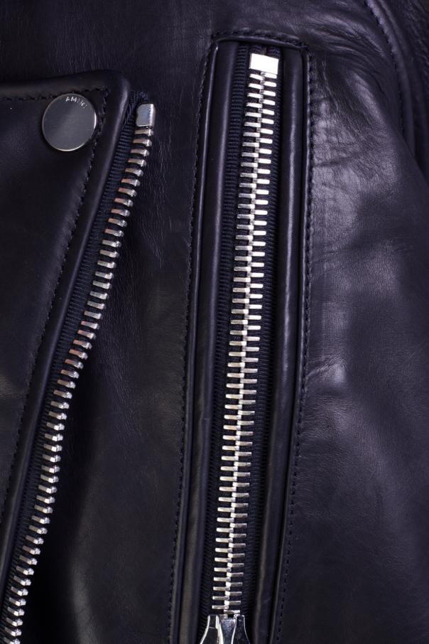 Amiri Leather biker jacket | Men's Clothing | Vitkac